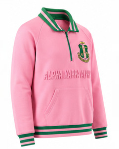 Customized Alpha Solid 100% Cotton Fleece Embroidered Winter Hooded Sweatshirt Fraternity High Quality Greek Psi <b>Men</b> Turn-down - Product Image 3