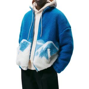 Sudadera con capucha de forro polar Sherpa para mujer, con cuello alto y cremallera de 1/4, personalizable con logotipo, lisa, cálida, venta al por mayor - Product Image 3