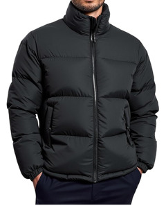 Chaqueta Varsity de Invierno para Hombre, Personalizada al por Mayor, de Alta Calidad, con Cuello Alto, Tallas Grandes, Color y Logotipo Personalizables - Product Image 3