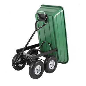 Carretilla de jardín de alta resistencia con capacidad de 600 lb, carrito de jardín con neumáticos de 10 pulgadas, carretilla de descarga para jardín y césped ODGGAD010 - Product Image 3