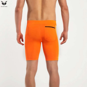 Pantalones Cortos de Compresión para Hombre, Color Naranja 2026, Buen Proveedor, Personalizables, Suaves, Elásticos y con Soporte - Product Image 5