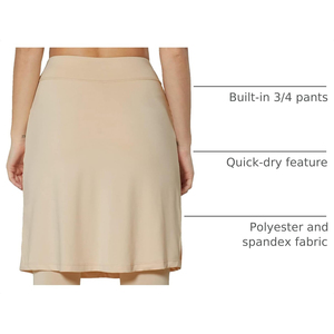Jupe crayon modeste pour femme, taille haute, couleur unie, poches, respirante, en nylon tricoté, décontractée, toutes saisons, mini, écologique - Product Image 4