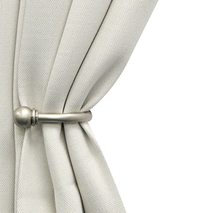 Modernos sujetadores metálicos para cortinas - Product Image 3