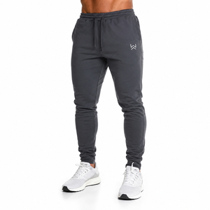 Custom <b>Men</b>’s <b>Slim</b> <b>Fit</b> <b>Jogger</b> Pants Drawstring Waist Cotton Fleece Casual Trousers Private Label Embroidered Logo Streetwear - Product Image 1