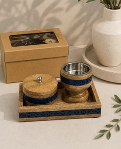 Brûleur d'encens en bois sculpté à la main, motif nid d'abeille ajouré, support Bakhoor Mabkhara - Product Image 6