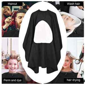 Cape de barbier professionnelle unisexe pour la coupe de cheveux, cape de salon - Product Image 5