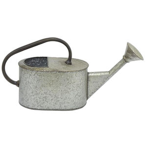 Arrosoir miniature en métal, accessoire de jardin fait main, classique et élégant, en métal galvanisé, pour la décoration de jardin féerique - Product Image 2