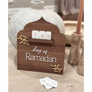RR ENTERPRISES Décoration d'intérieur en bois artisanale pour les fournitures du Ramadan Fabriqué en Inde - Product Image 3