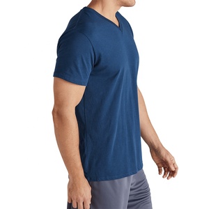 Nouvelles chemises décontractées pour hommes à manches courtes pour l'hiver 100% coton brodé en gros 100% coton T-Shirts - Product Image 3