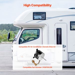 Motore Ventilatore AC Monofase 1/5HP 115V 2.6A 1650 RPM a 3 Velocità per RV, Compatibile con Dometic Brisk Air I Model - Product Image 2