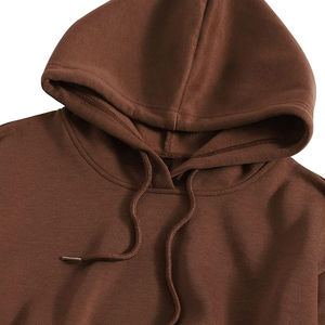 Sudadera Corta Informal de Poliéster Antiarrugas para Mujer, Sudadera con Capucha y Bordado de Insignia Personalizada, Ropa Urbana para Todas las Temporadas - Product Image 5