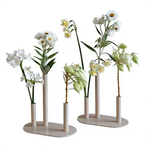 Classic Stainless steel Tabletop Vases Gold Finish Decorative for home & office wedding centerpiece decoration - Product Image 3