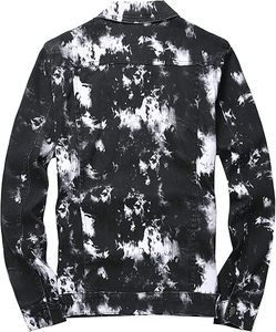Veste en jean décontractée pour homme, 100 % coton, avec logo personnalisé sur le devant, respirante, écologique, séchage rapide, 280 g, pour usage extérieur, haute qualité, vente en gros - Product Image 3