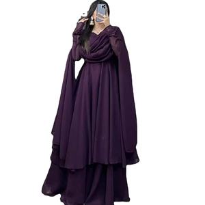 Falda Kurti lista para comprar para mujer con Duptta disponible al por mayor del fabricante indio Ganesh Chaturthi Kurti - Product Image 1