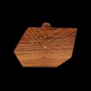 Pochette de soirée pour femme, sac à main en bois, dernière collection - Product Image 1