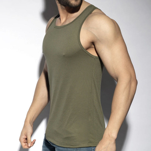 Fournisseur OEM de débardeurs en coton lavé de qualité supérieure pour la musculation, débardeurs personnalisés avec logo pour la vente en gros de débardeurs pour hommes, faible MOQ - Product Image 3