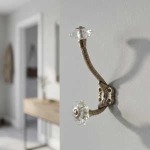 Modern Cast Iron Melon Shape Wall Hook <b>Knob</b> Durable Eco-Friendly Multi-Function Easy Installation for Home Office Wardrobe Decor - Product Image 1