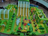 Château gonflable pour enfants en PVC pour usage commercial, intérieur/extérieur, parc, location pour fêtes