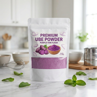 Farine de Racine d'Igname Violette Pure, Poudre d'Ube Lyophilisée de Qualité Supérieure, Qualité Alimentaire pour la Pâtisserie 1kg