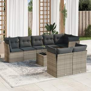 Dark Grey Garden <b>Sofa</b> <b>Set</b> - Product Image 1