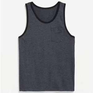 Camiseta sin mangas de verano para hombre con logotipo personalizado – Camiseta sin mangas cómoda para la playa y atuendos informales - Product Image 4