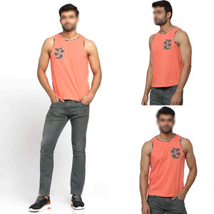 Camiseta sin Mangas para Hombre, 100% Algodón, de Secado Rápido, para Fitness, Verano, Casual, Color Sólido, para Entrenamiento y Fisicoculturismo - Product Image 6