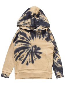 Sweat-shirts à capuche pour hommes en molleton de coton mélangé respirant, personnalisables, à manches longues, style tie-dye, pour l'hiver, marque privée - Product Image 3
