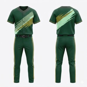 Uniformes de baseball de bonne qualité, très demandés, en polyester, style personnalisé, respirants et confortables - Product Image 3
