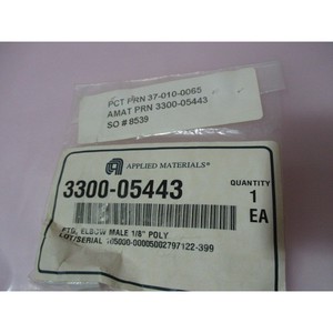 AMAT 3300-05443 FT, Conector en Codo Macho de 1/8" Poli 417064 - Equipo y Piezas de Semiconductores de Confianza de Global Legacy - Product Image 4