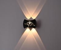 Nouvelles lampes murales d'extérieur à LED avec code QR ciel étoilé, design moderne en aluminium IP65, pour hôtels et décorations murales.