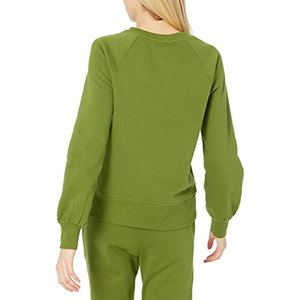 Sudadera Extra Grande para Mujer, Cuello Redondo, Bordada, de Algodón/Bambú Grueso, Ecológica e Impermeable - Product Image 3