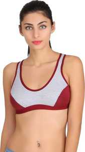 เสื้อชั้นในกีฬาไร้ตะเข็บสำหรับผู้หญิง คอกลม สายไขว้หลัง รองรับปานกลาง ระบายอากาศได้ดี เสื้อโยคะ สีพื้น สีชมพู ผ้ายืดสแปนเด็กซ์ โพลีเอสเตอร์ - Product Image 2