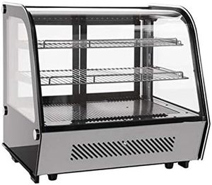 Refrigerador de mostrador de 3 niveles para exhibición de pasteles, vitrina refrigerada para panadería con iluminación LED - Product Image 3