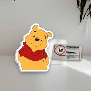 Palette magnétique carrée en acrylique pour cils, motif ours en peluche, cœur et diamant, écologique et réutilisable pour artistes - Meilleures ventes - Product Image 6