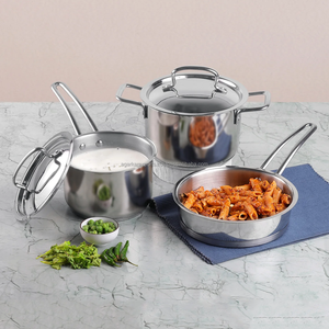 Juego de Utensilios de Cocina de Acero Inoxidable de Diseño Coreano, 14 Piezas, con Tapas de Acero Inoxidable, para Restaurante, Hotel y Uso Doméstico - Product Image 2