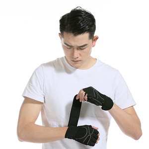 Gym Fitness Training Power Lifting Breathable Lightweight Hand Grips Weightlifting Gloves with Adjustable Wrist Strap Non-Slip - Product Image 2