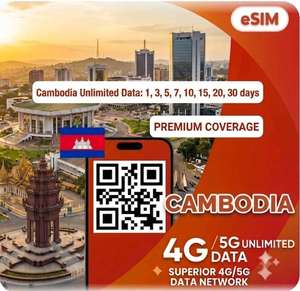 Sin gastos de roaming Explora 14 destinos del Asia-Pacífico NionAir Travel eSIM Configuración digital rápida Código QR Empaque personalizado - Product Image 1