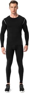 Men's Compression Long Sleeve Performance Shirt Premium Quick Dry Compression Base <b>Layer</b> <b>Top</b> Men's Athletic Compression Training - Product Image 2