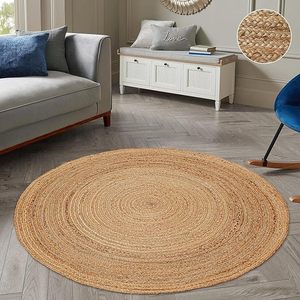 Tapis tressés à la main en jute et coton de haute qualité, vente chaude, tapis de salon pour usage domestique - Product Image 4