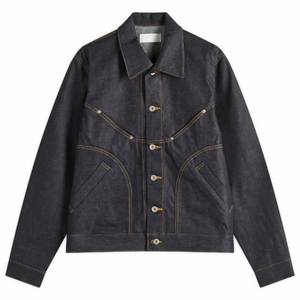 High Quality Premium Embroidered Denim Jacket for Men <b>Vintage</b> Ripped Slim Fit Casual Button Streetwear <b>Windbreaker</b> Outerwear - Product Image 3