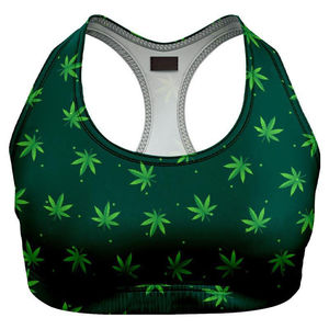 Soutien-gorge de sport OEM pour femme, style optimal, avec logo personnalisé par sublimation, haute qualité, respirant, écologique, maintien élevé, pour le yoga - Product Image 4