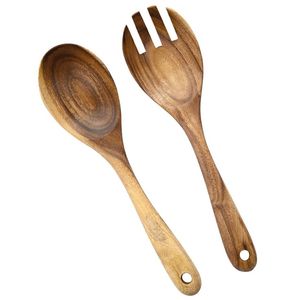 Top Trending Home Kitchen Tabletop Decoration Spoon Set Catering Use Natural Mango Wooden Cutlery Sets With Natural Finishing - Product Image 5