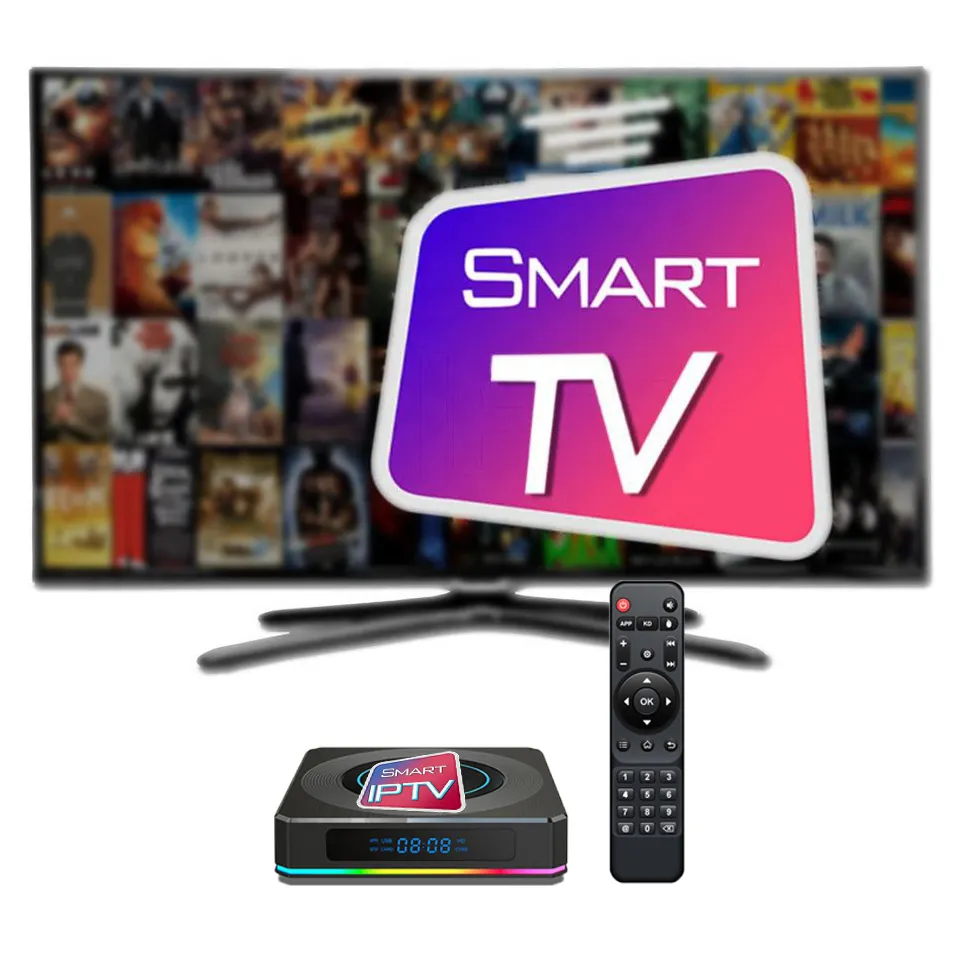 Android 12 Tv Box Iptv M3u Abonnement 12 Maanden 5G Wifi 4K 4Gb 32Gb Smart Tv Stick Reseller Panel Gratis Test Iptv M3u