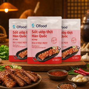 Marinade coréenne épicée O'Food en gros 80g |   Sauce à la viande Gochujang authentique |   Porc et poulet |   Pochette prête à l'emploi - Product Image 1