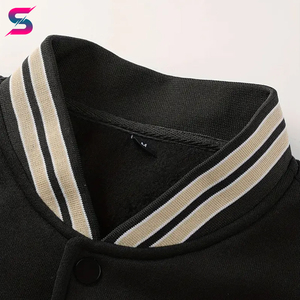 เสื้อแจ็คเก็ตเบสบอลปักลายตัวอักษรสำหรับฤดูใบไม้ร่วงและฤดูหนาวใหม่ เหมาะสำหรับกีฬากลางแจ้ง สไตล์ลำลอง แนวสตรีท และสไตล์วิทยาลัย สำหรับผู้ชาย - Product Image 5