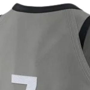 Maillot de basket-ball gris et noir pour hommes, sans manches, léger, respirant, pour matchs et compétitions - Product Image 4