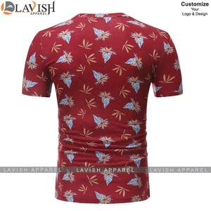 T-shirt à manches courtes pour hommes, col en V décontracté, Hip Hop, 100% coton, tricoté, 180 grammes - Product Image 3