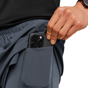 Shorts de course pour hommes Elite 2 en 1, 5 pouces, bleu titane, respirants, séchage rapide, shorts de sport pour la salle de sport - Product Image 6