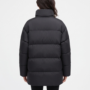 Chaqueta Larga Acolchada para Mujer, con Capucha, Abrigo de Invierno Cálido, Ropa Exterior Informal - Product Image 5