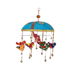 Campana de viento de elefante y pájaros más vendida, tela de algodón de tendencia única, decoración de pared, carillón de viento para decoración de ventanas - Product Image 4